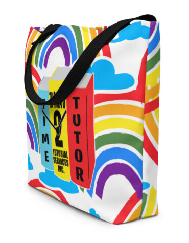 Time2Tutor Large Tote Bag
