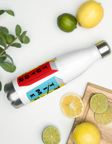 Time2Tutor Stainless Steel Water Bottle
