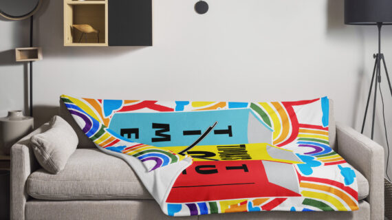 Time2Tutor Throw Blanket