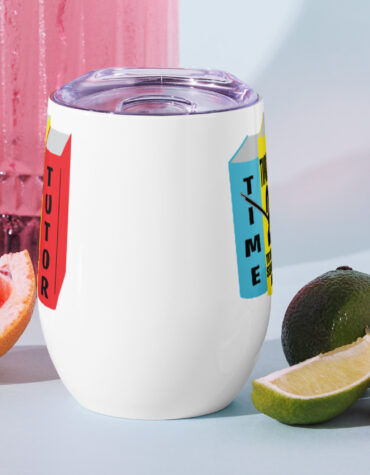 Time2Tutor Wine Tumbler