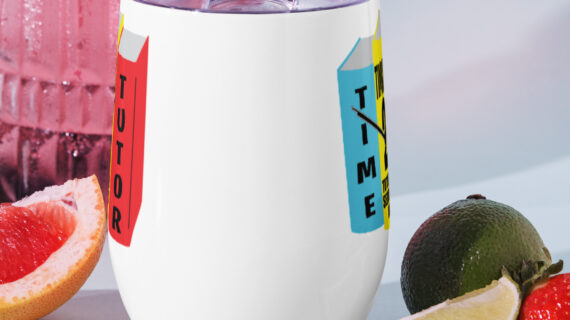 Time2Tutor Wine Tumbler