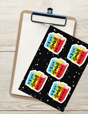 Time2Tutor Sticker Sheet