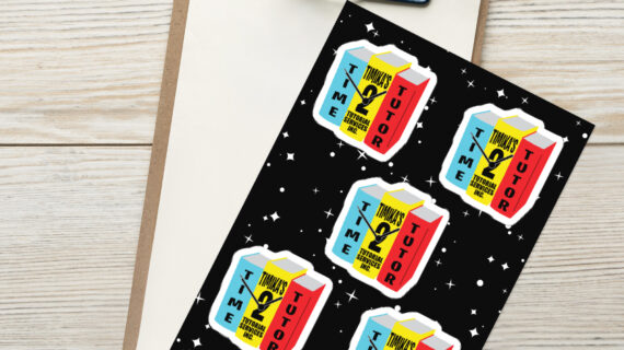 Time2Tutor Sticker Sheet