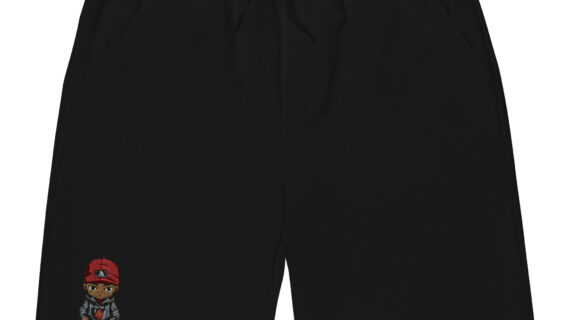 L4Z Cartoon Kid Fleece Shorts