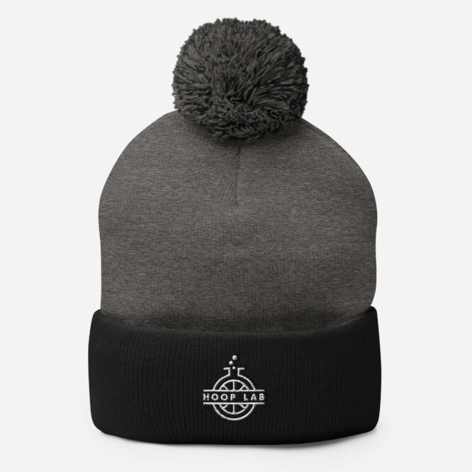 Hoop Lab Logo Pom-Pom Beanie - Image 3