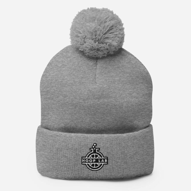 Hoop Lab Logo Pom-Pom Beanie - Image 4