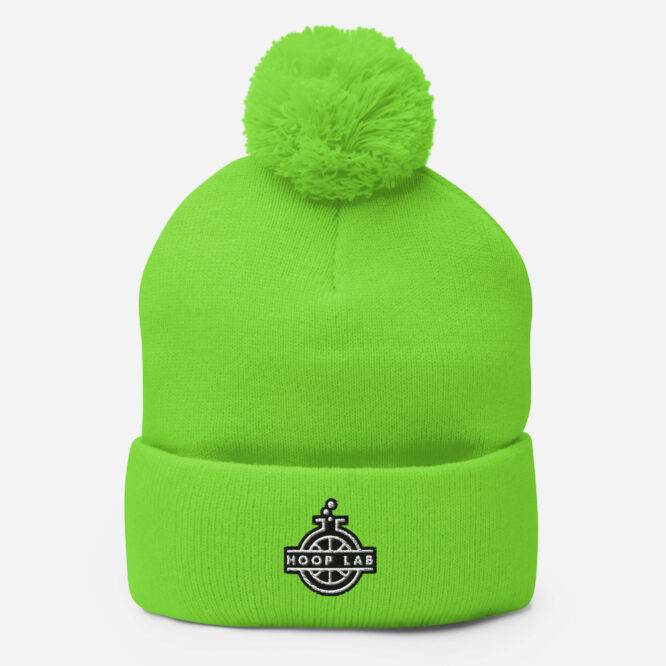 Hoop Lab Logo Pom-Pom Beanie